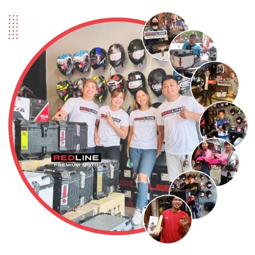 Discover the ultimate destination for motorcycle accessories Redline Premium Moto Team Photo